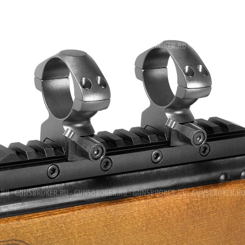 Кольца Veber E 3021QМ weaver быстросъёмные (30мм, средние)