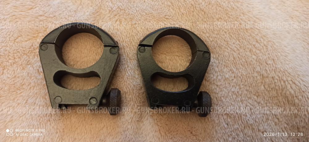 Кольца ВОМЗ на ласточкин хвост 25.4 мм для Барс, Лось