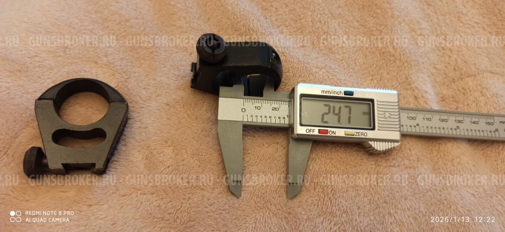 Кольца ВОМЗ на ласточкин хвост 25.4 мм для Барс, Лось