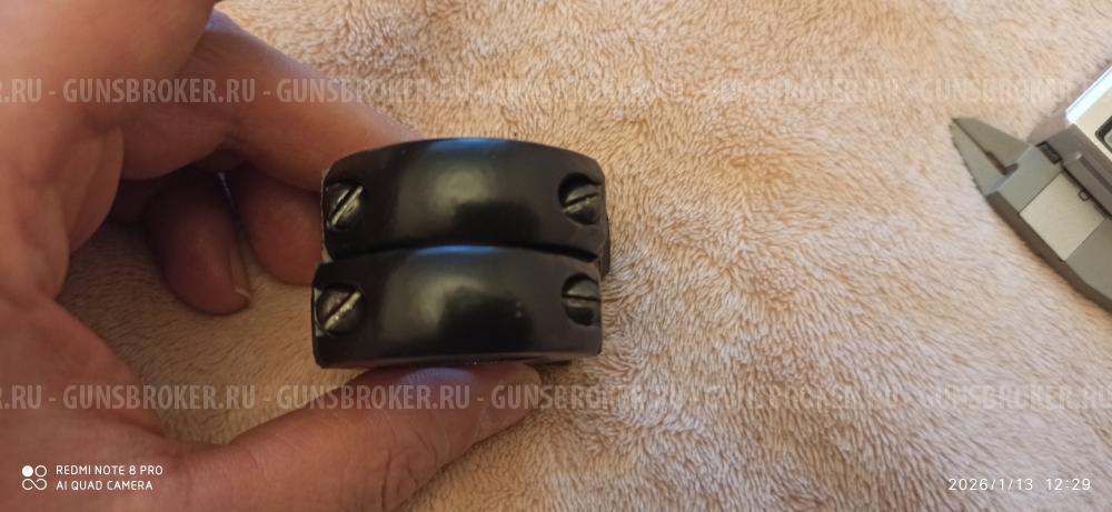 Кольца ВОМЗ на ласточкин хвост 25.4 мм для Барс, Лось