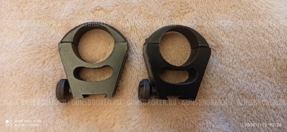 Кольца ВОМЗ на ласточкин хвост 25.4 мм для Барс, Лось