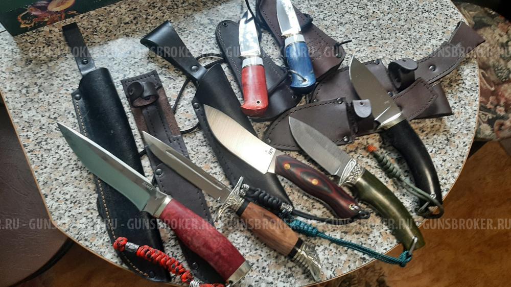 Коллекция охотничьих и раскладных ножей