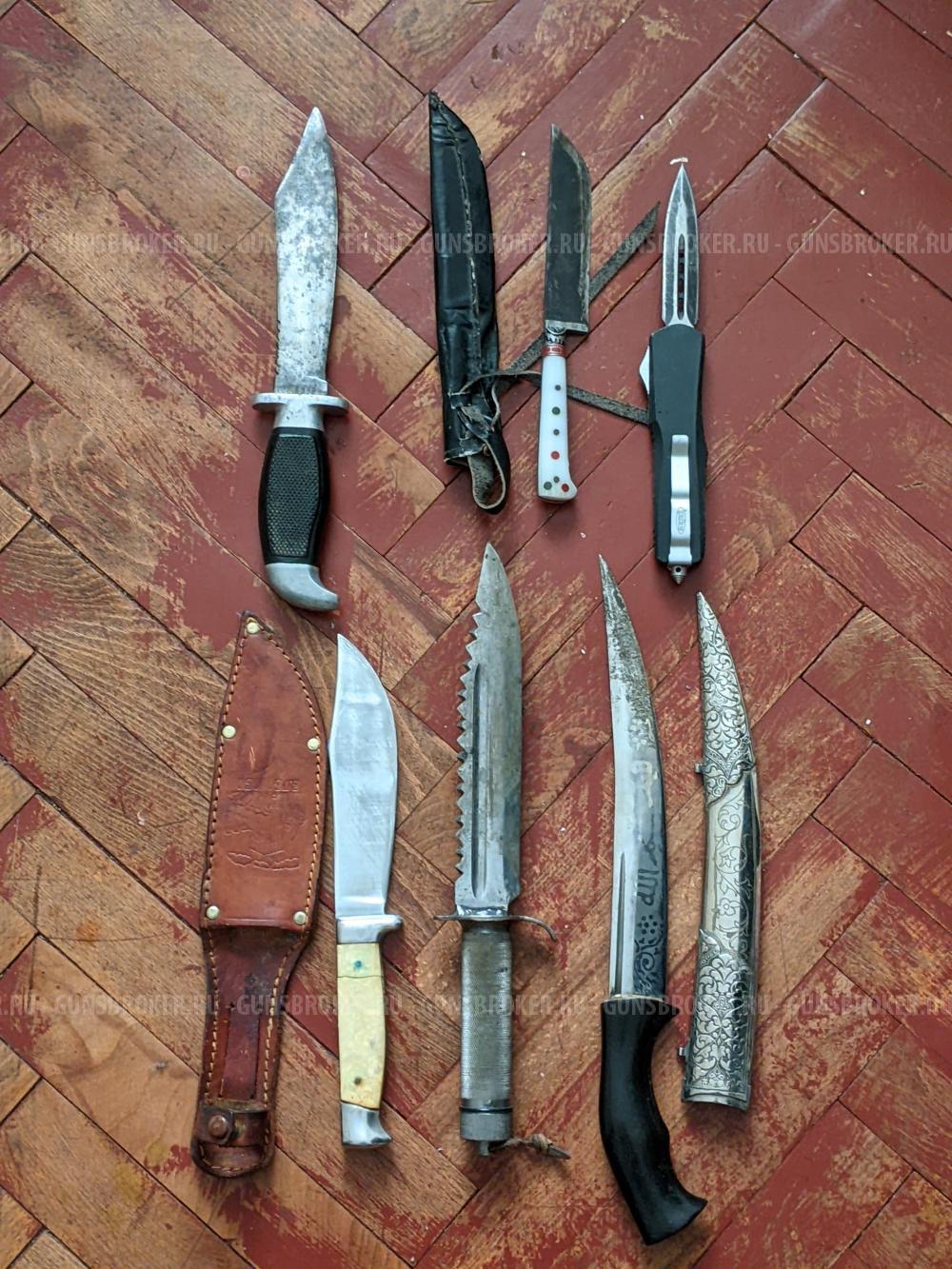 Коллекция различных интересных ножей одним лотом/самовывоз