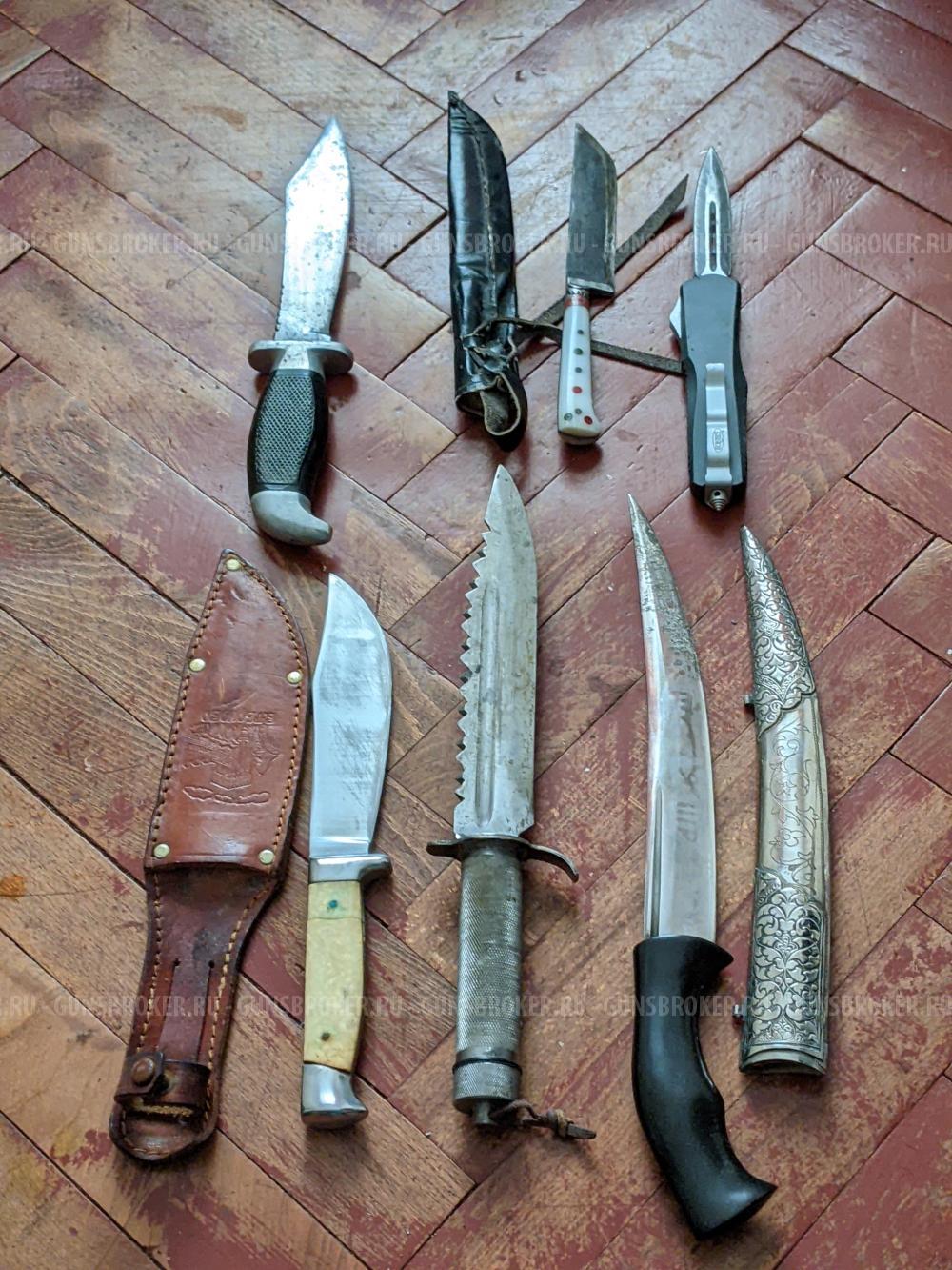 Коллекция различных интересных ножей одним лотом/самовывоз