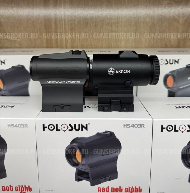 Коллиматор + магнифер(Увеличитель)