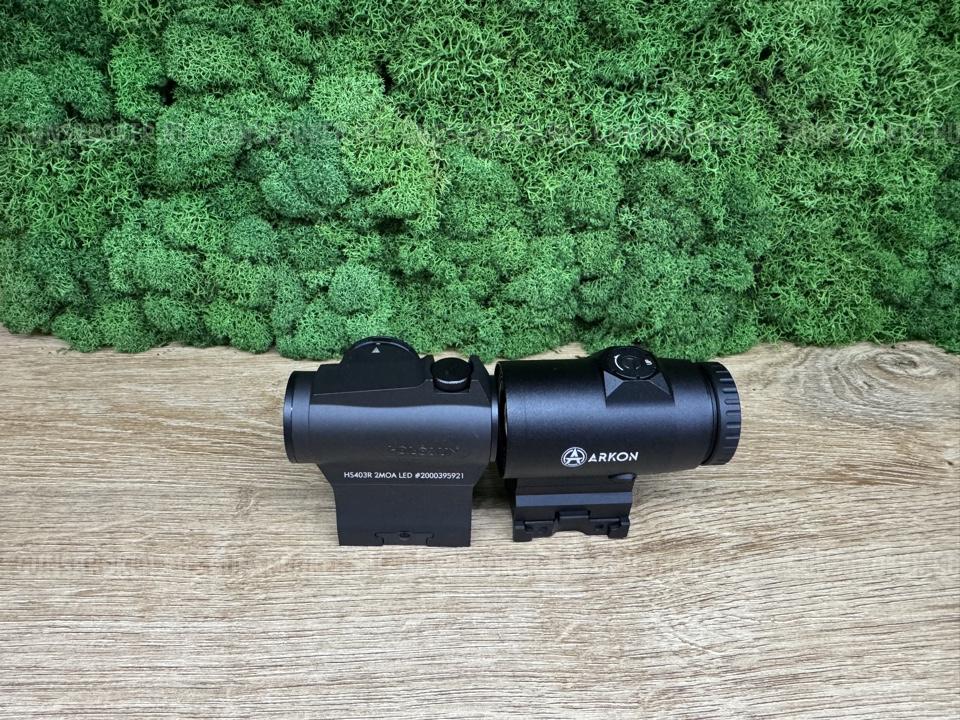 Коллиматор + магнифер(Увеличитель)