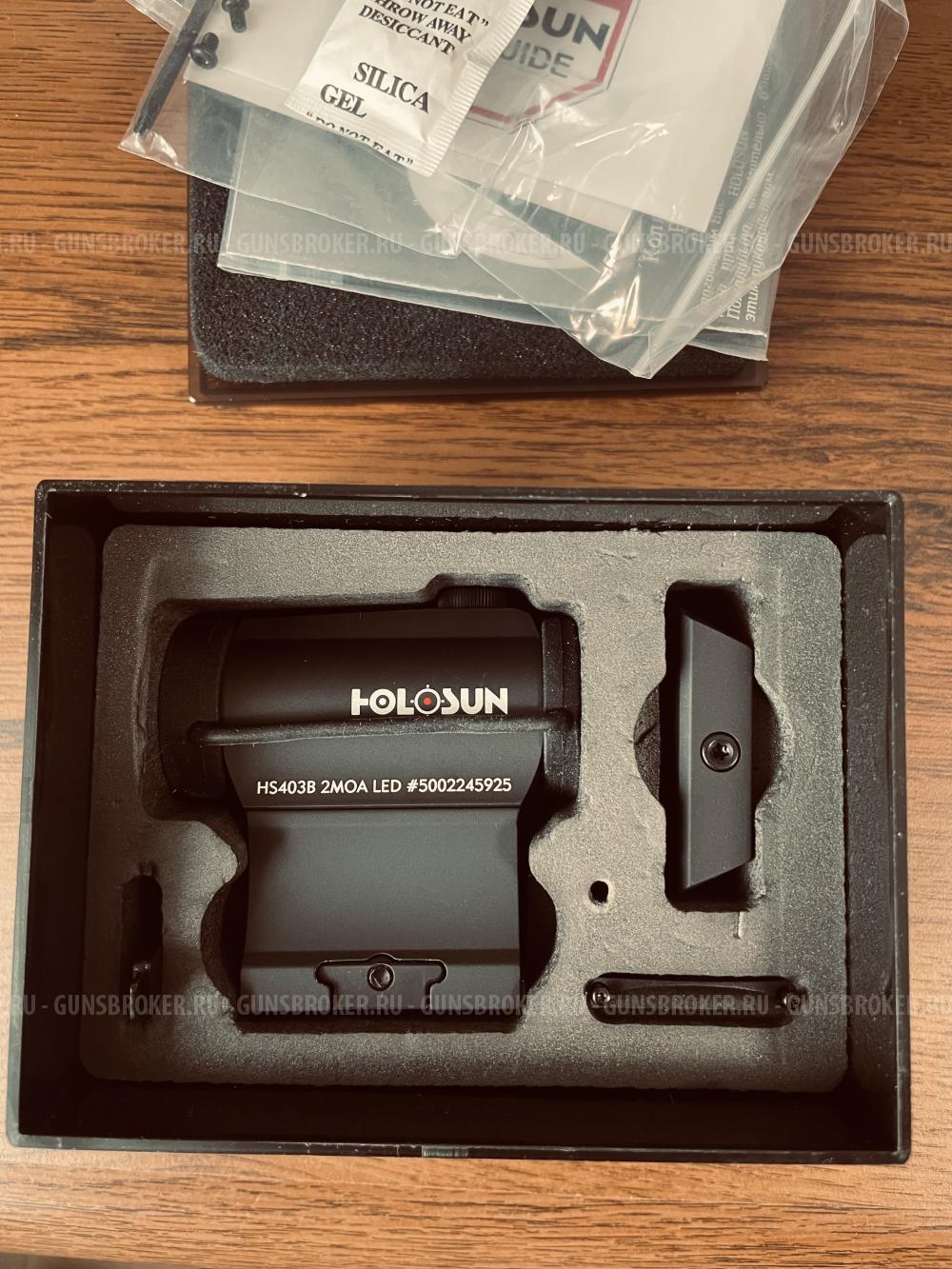Коллиматор Holosun HS403B 2 MOA, новый, полный комплект