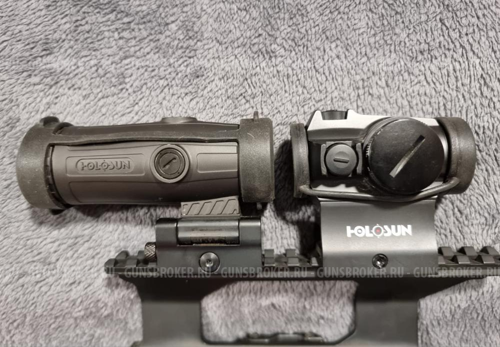 Коллиматор Holosun HS503R + Магнифер Holosun HM3X