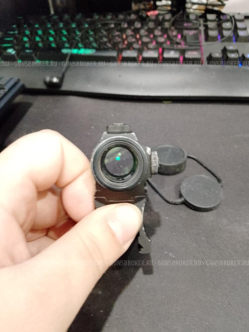 Коллиматор и крышку ствольной коробки, крышка fab defense прицел holosun he 403 b