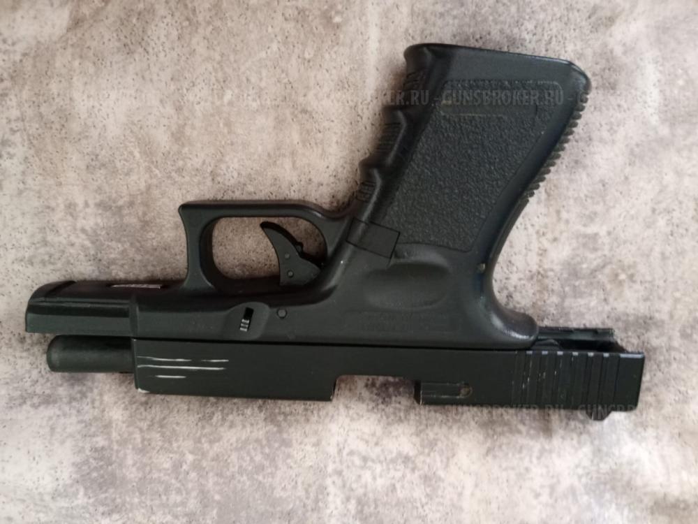 Страйкбольный пистолет (Airsoft) в дизайне Glock от от всемирно известной фирмы KJW, Тайва