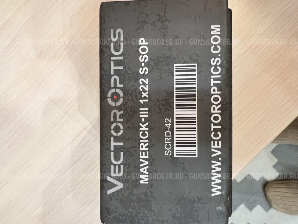 Коллиматор Vector optics maverick-III 1x22 s-sop