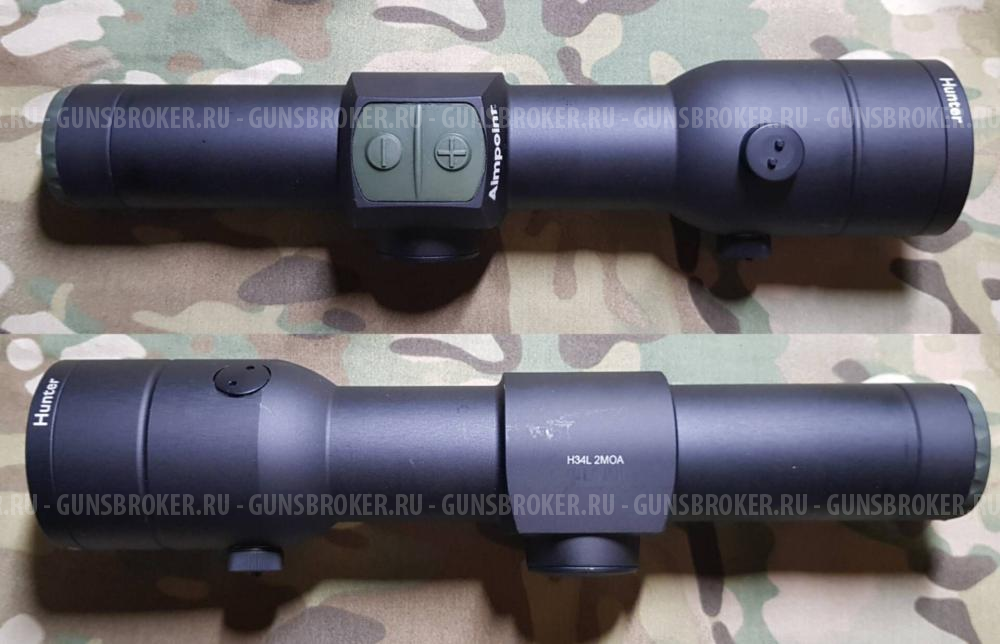 Продам коллиматорные прицелы Aimpoint 9000SC, 9000L, Hunter H34L и H30S + крепления.