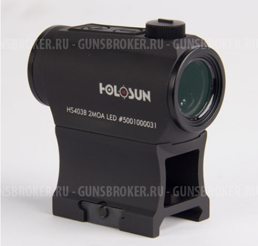 Коллиматорные прицелы (коллиматоры) Holosun HS403B с батареей на лотке