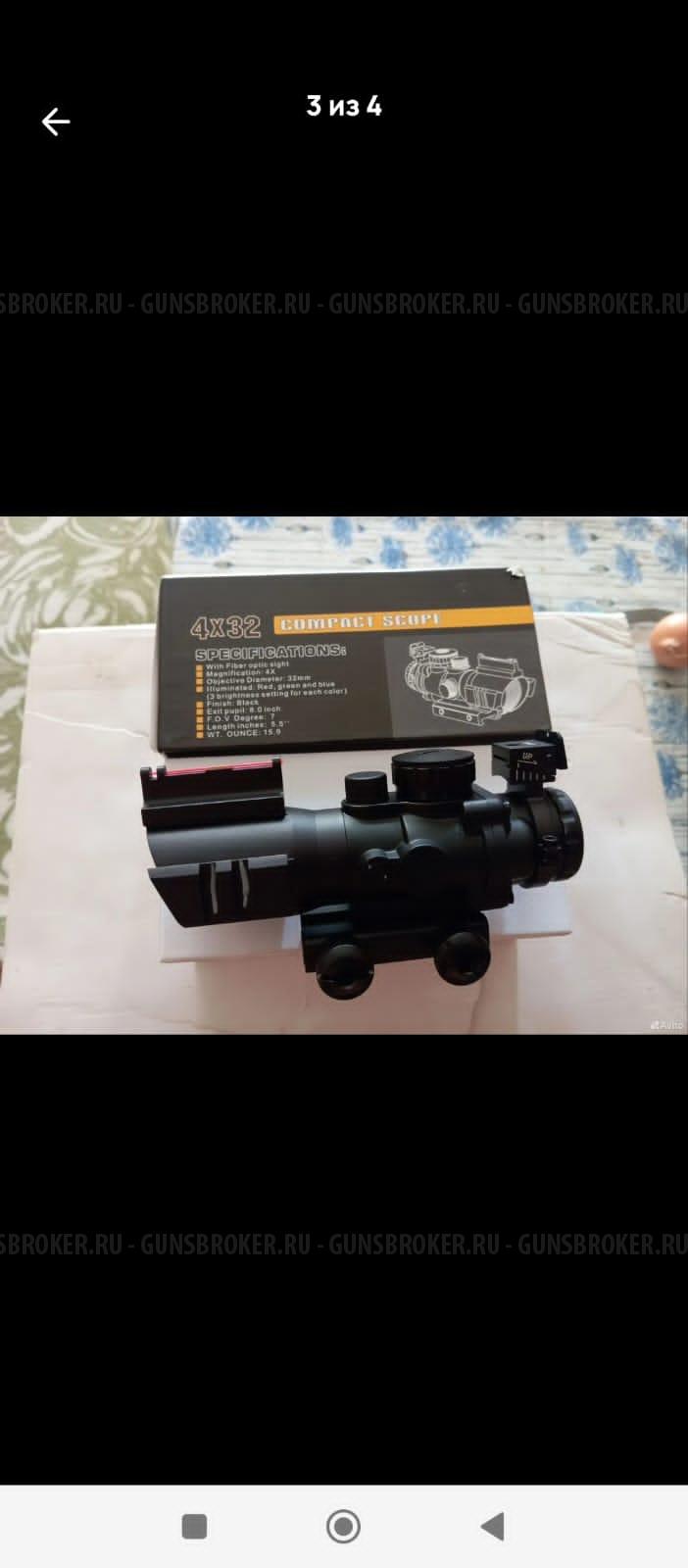 Коллиматорный прицел 4*32 новый
