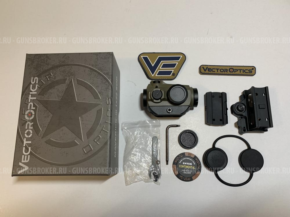 коллиматорный Vector Optics Maverick-III 1x22 MIL (SCRD-38) цвет TAN
