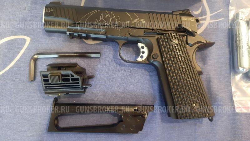 кольт BlackWater 1911 R2 - 4,5мм, блоубэк, лцу, шариковый