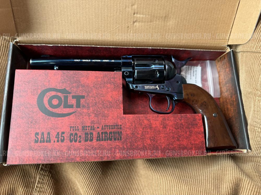 Кольт миротворец umarex colt saa.45 