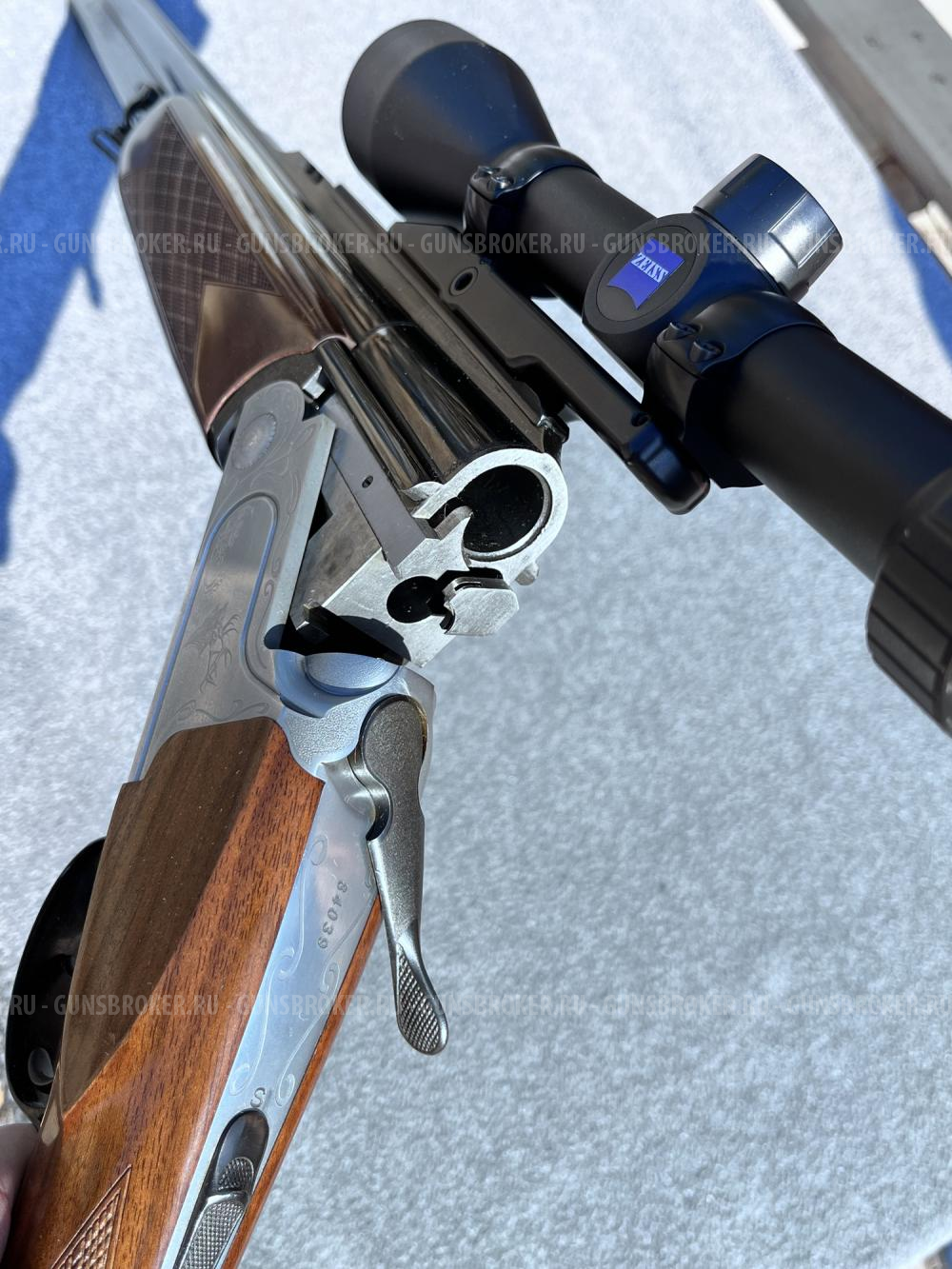 Комбинированное ружьё Rizzini kombo, cal. 12x76/308 Win