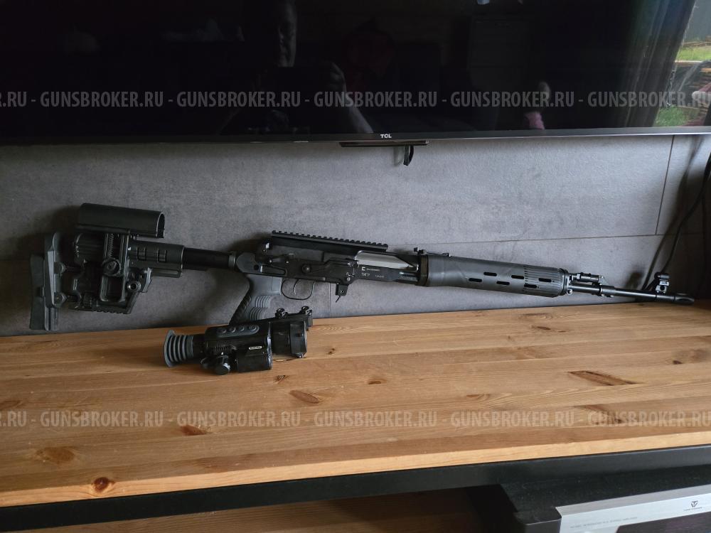 Комлект тигр 01, тепловизор Sytong AM03-35LRF с дальномером, приклад трансформер