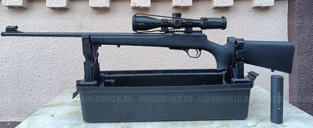 Комплект: CZ 457 Black Raven 22lr 63см ствол+Vector optics Taurus 3*18-50 FFP+Планка