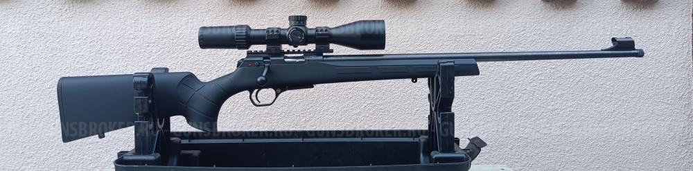 Комплект: CZ 457 Black Raven 22lr 63см ствол+Vector optics Taurus 3*18-50 FFP+Планка