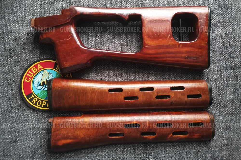 Комплект фанеры для СВД (Тигр) приклад и накладки, оригинал. Магазины СВД (Тигр). 