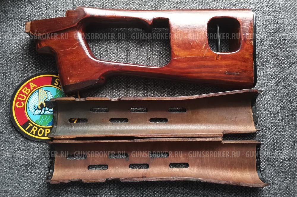 Комплект фанеры для СВД (Тигр) приклад и накладки, оригинал. Магазины СВД (Тигр). 