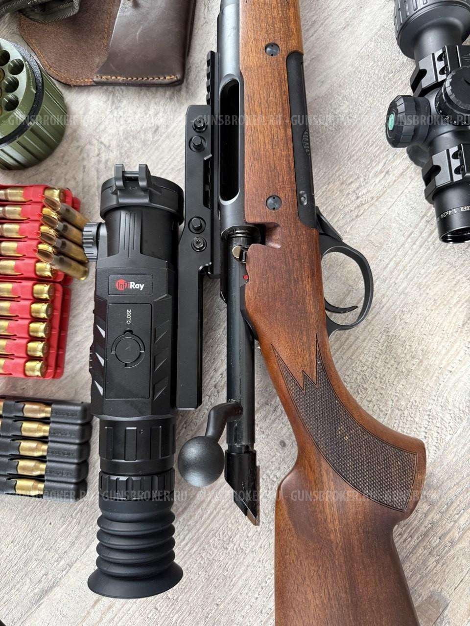  Комплект Карабин Haenel Jaeger 10, 308 Win+оптика+тепловизор+патронов хороших куча