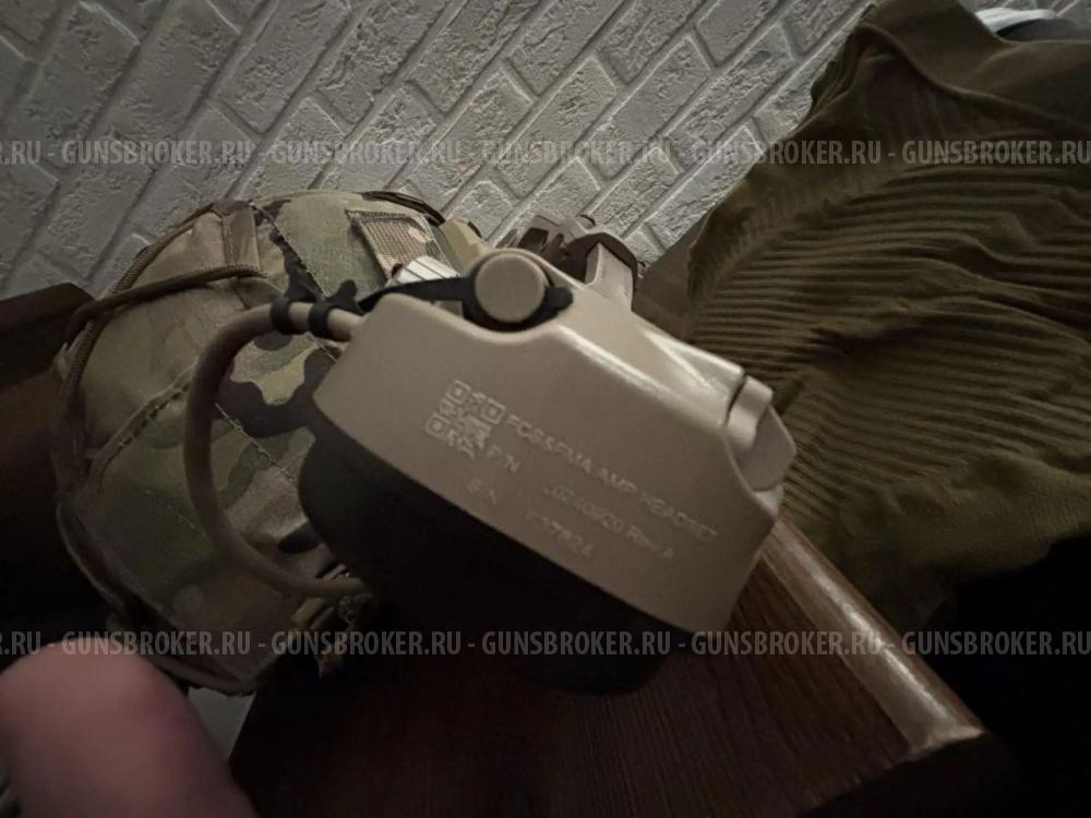 Комплект кастом шлем 6б47 + наушники АМП ФМА