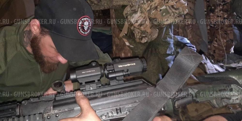 Комплект коллиматор с магнифером ( увеличитель 3 кратный )