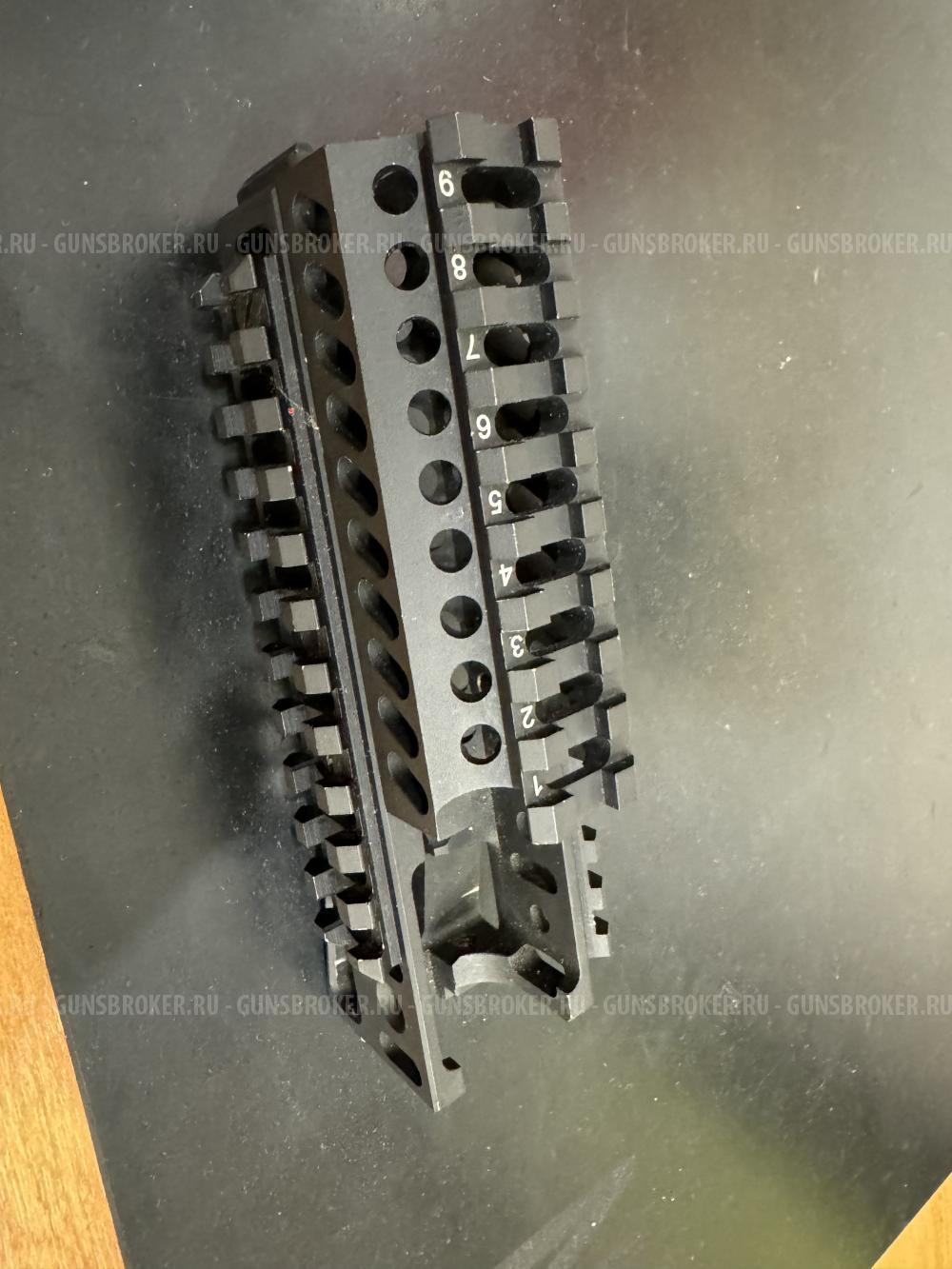 Комплект кронштейнов Zenitko Б-21М и Б-19 на Витязь, Сайгу 9 и TR-9 Paradox