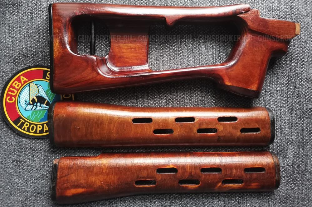 Обвес (фанера) АКС74У и приклад накладки СВД (Тигр), ЗИП, магазины АК74 (Сайга 5,45х39)