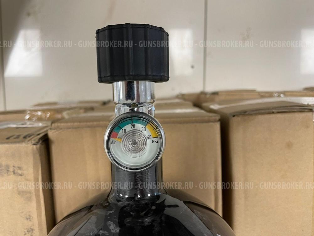 Композитный баллон высокого давления Alsafe 6.8 л. вентиль С манометром