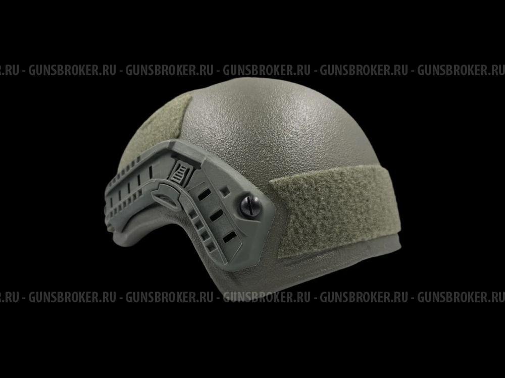 Композитный шлем СВМПЭ МБ 3.5 без ушей Олива