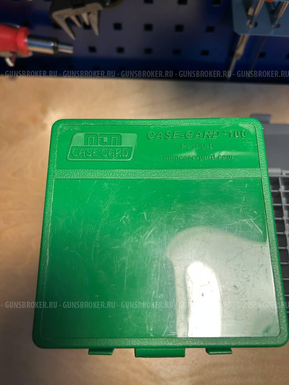 Коробки для патронов MTM Case Guard + Remington 9x19, 10шт