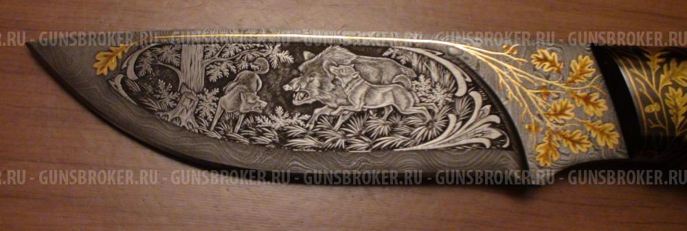 Кованый нож "Охота"