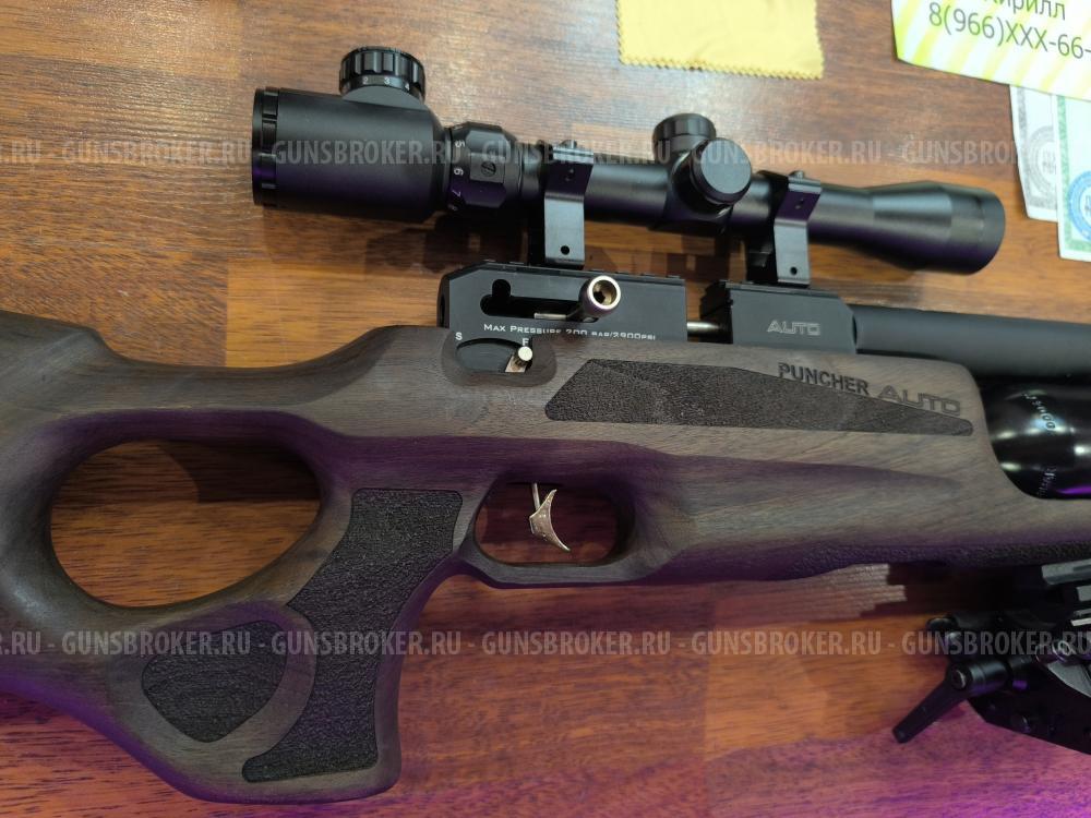 Kral AUTO Самовзводный 6.35   Полуавтомат Для Охоты и Развлечений (Ложа Орех) + Оптика 