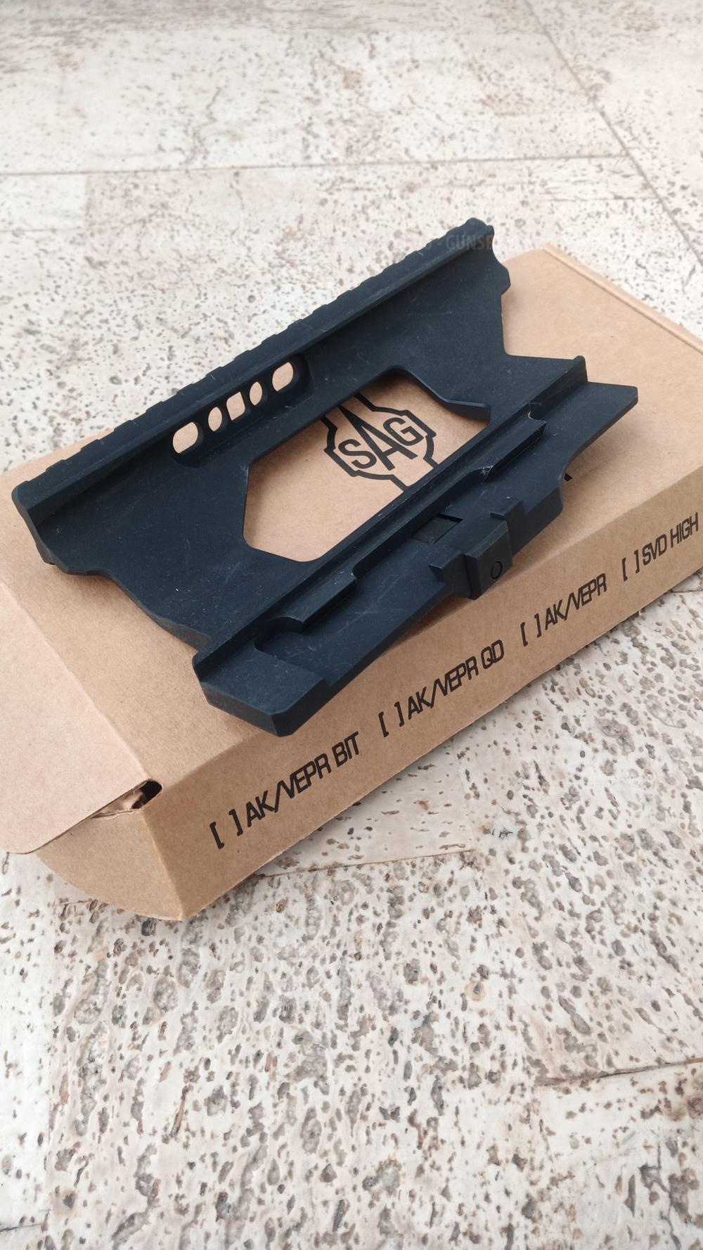 Кронштейн SAG AK TAC, боковой быстросъёмный Picatinny/ACOG