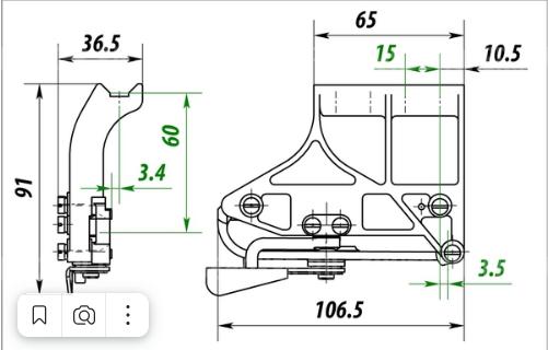 Кронштейн для крепления ПНВ
