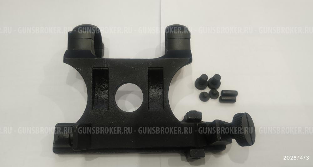 Кронштейн Кочетова с базой под оптический прицел 25,4мм разьёмный для Мосина