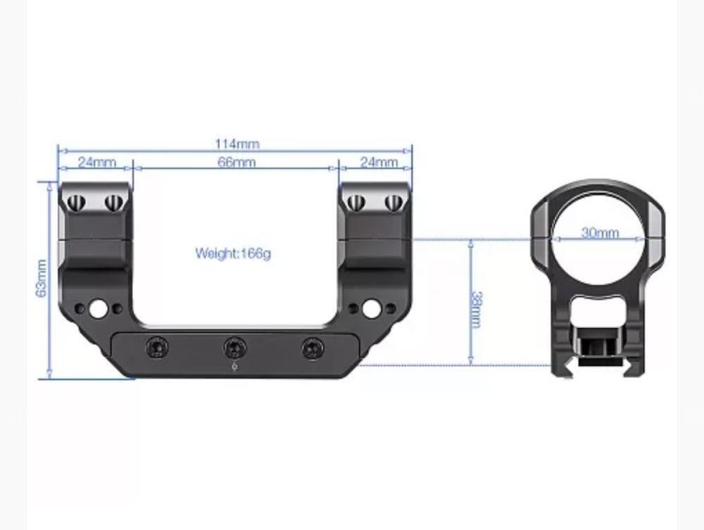 Кронштейн Leofoto 30мм на Picatinny.