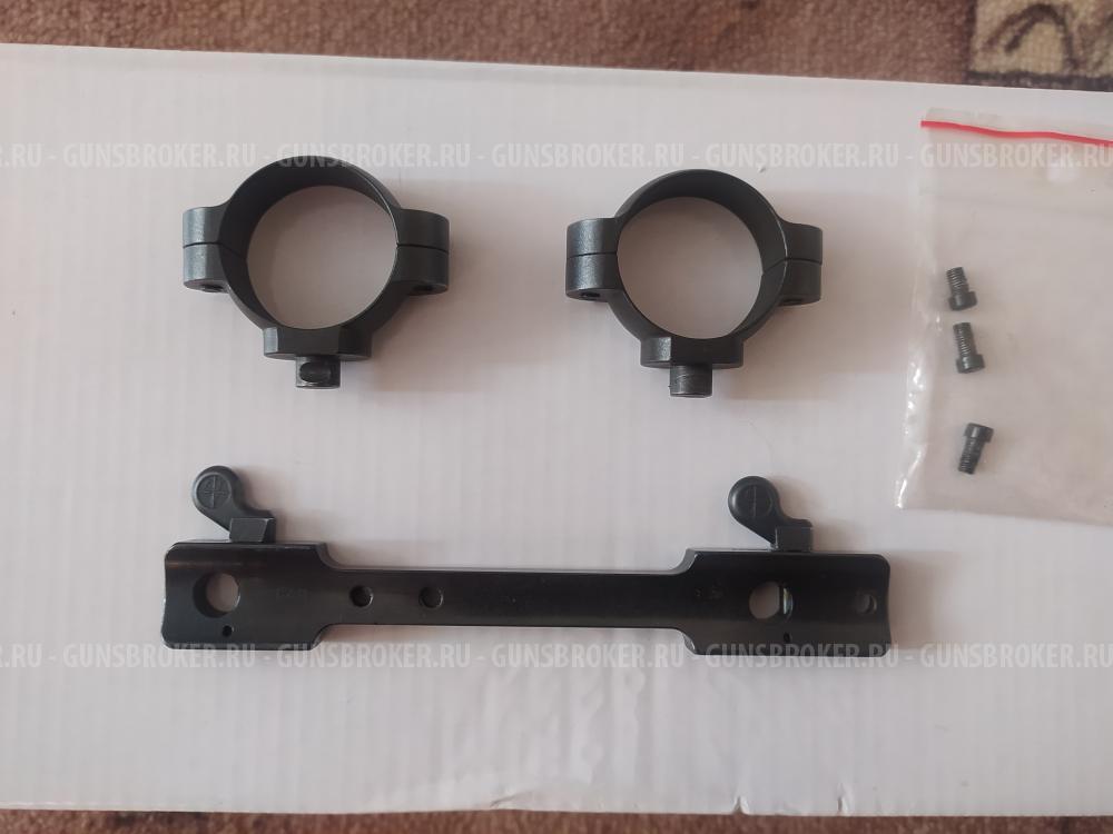 Кронштейн мак, кольца люпольд стальные 30мм