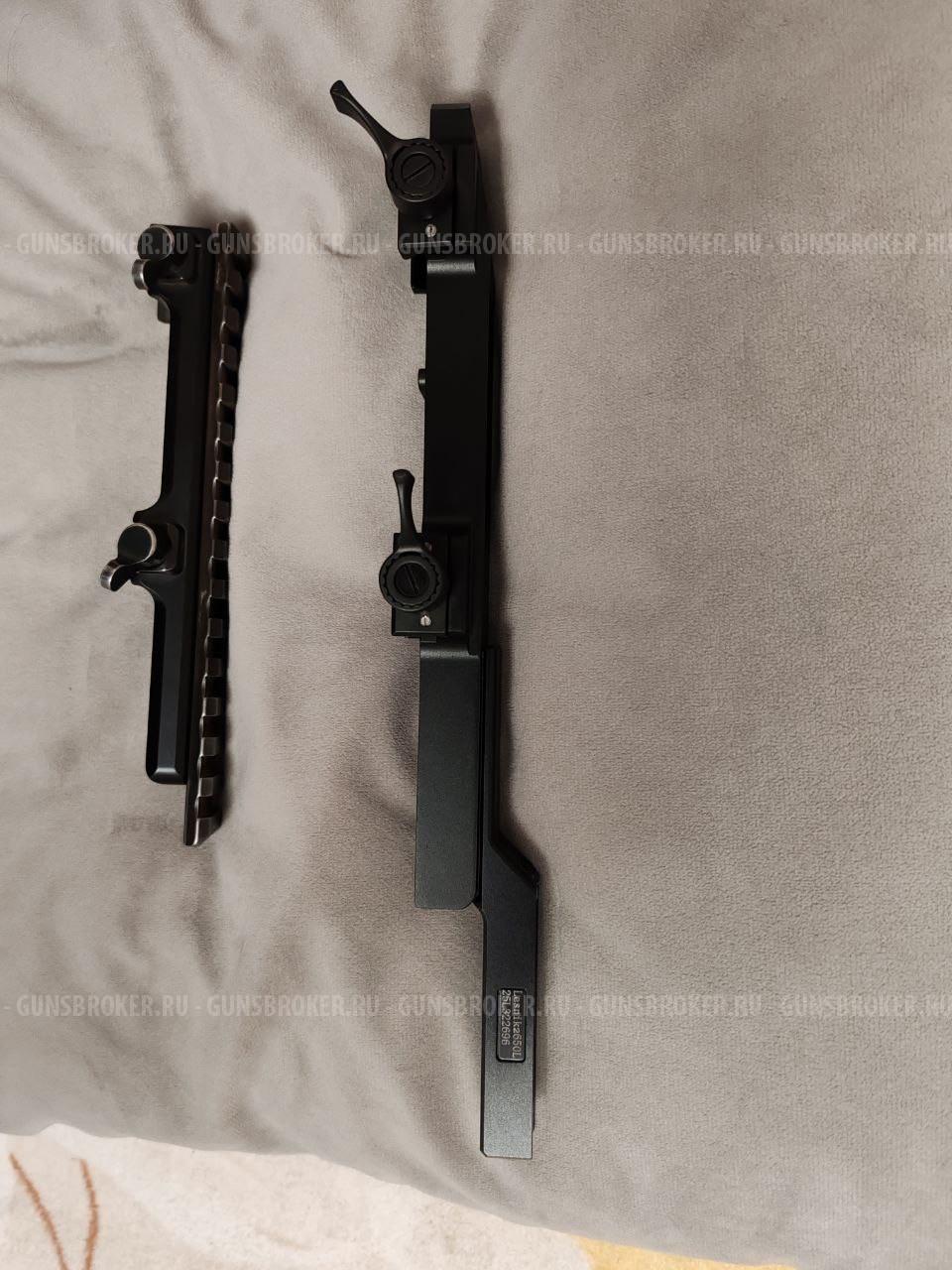 Кронштейн МАК на Blaser с отдельной планкой Picatinny+кронштейн родной Rika NV