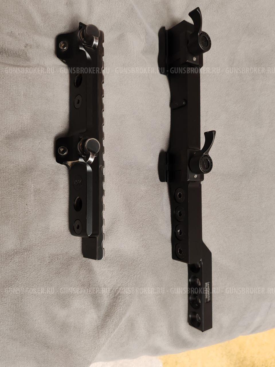 Кронштейн МАК на Blaser с отдельной планкой Picatinny+кронштейн родной Rika NV