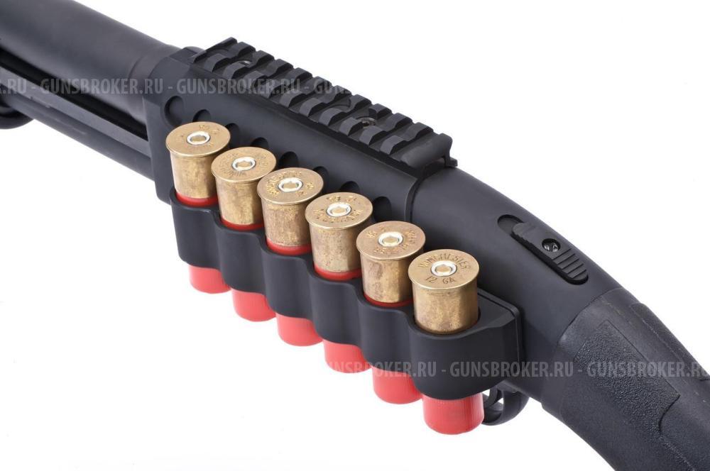 Кронштейн Mesa Tactical на 6 патронов с планкой Вивера для Mossberg SideSaddle