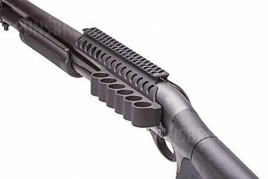 Кронштейн Mesa Tactical на 6 патронов с планкой Вивера для Remington 870 SideSaddle
