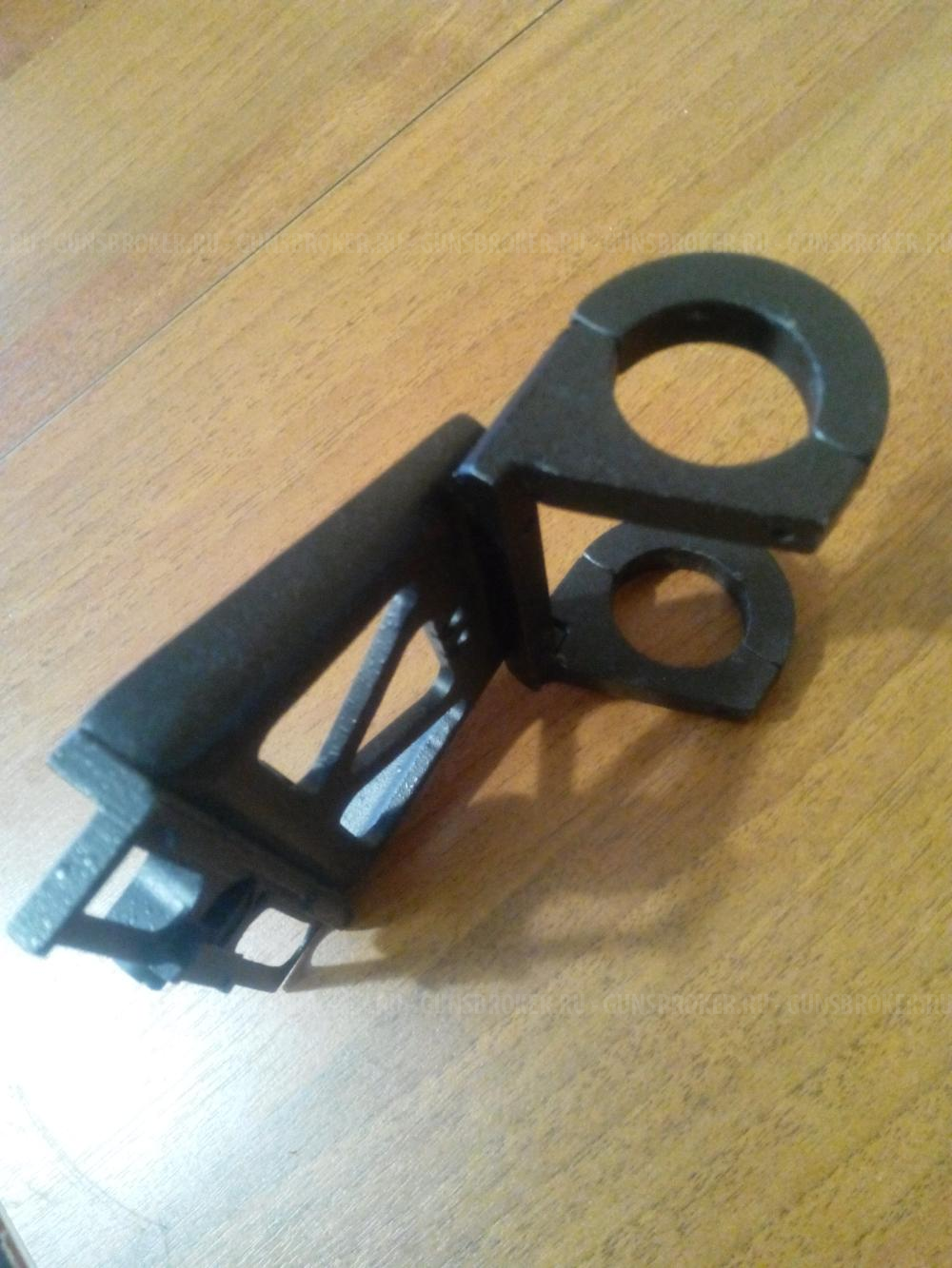 Стальной кронштейн 30мм на Вепрь,Сайгу и др. 