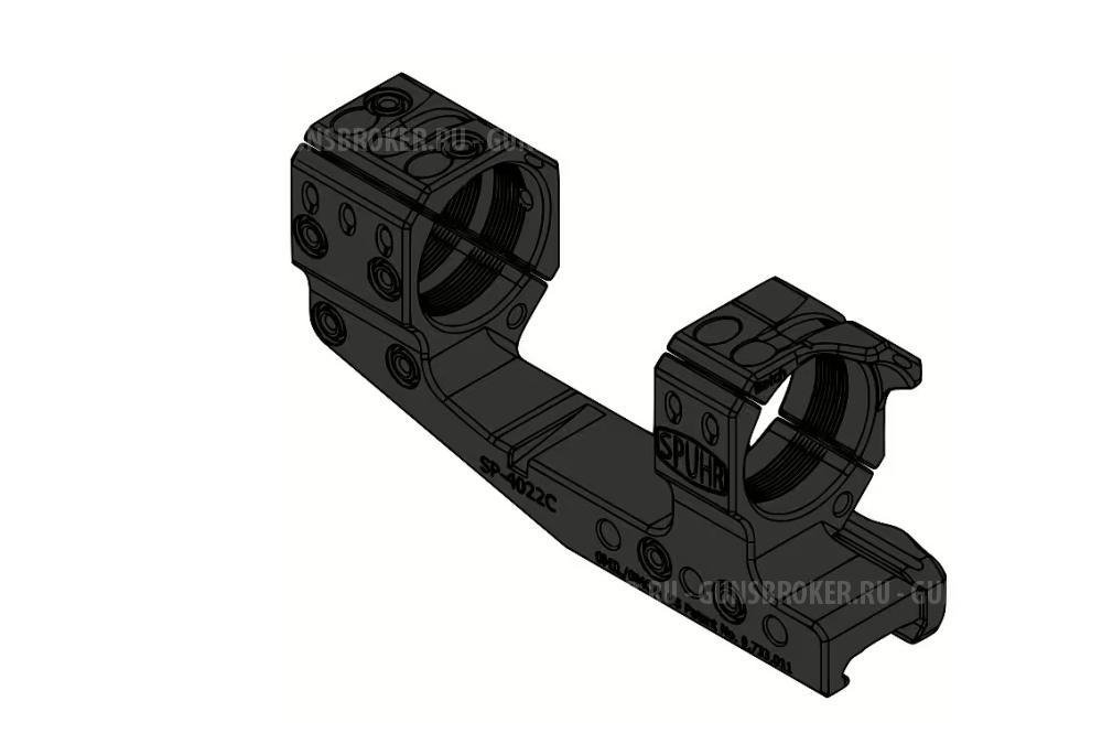 Кронштейн Spuhr на Weaver, кольца 34мм BH=21мм PIC GEN3 (арт.SP-4022C)