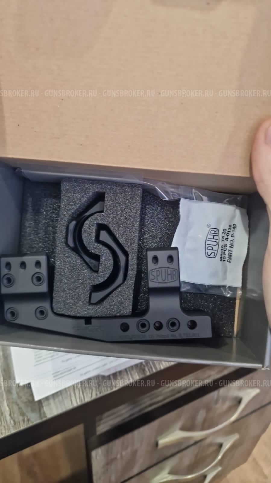 Кронштейн Spuhr на Weaver, кольца 34мм BH=21мм PIC GEN3 (арт.SP-4022C)