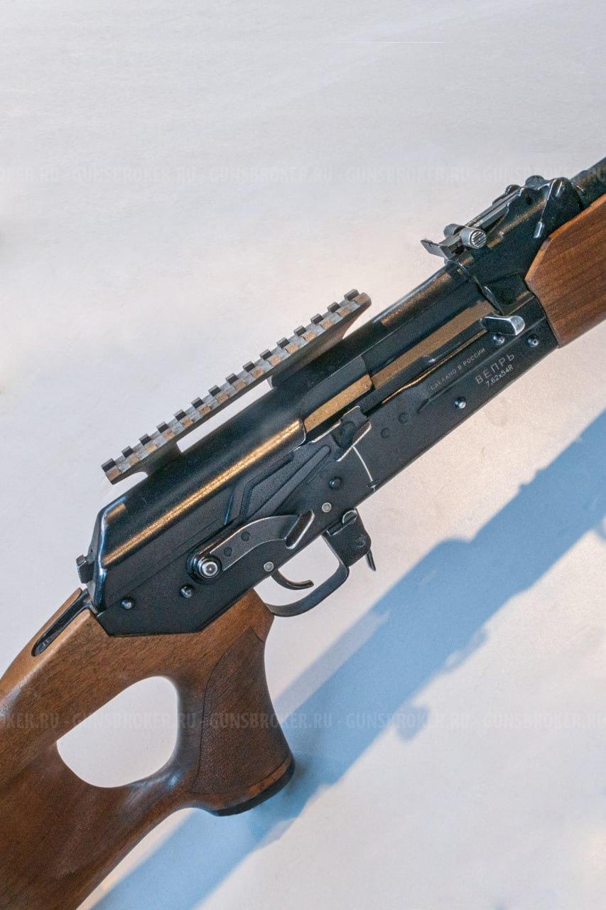 Кронштейн стальной на с планкой вивера на Вепрь 308, Вепрь 7.62х54 и им подобные